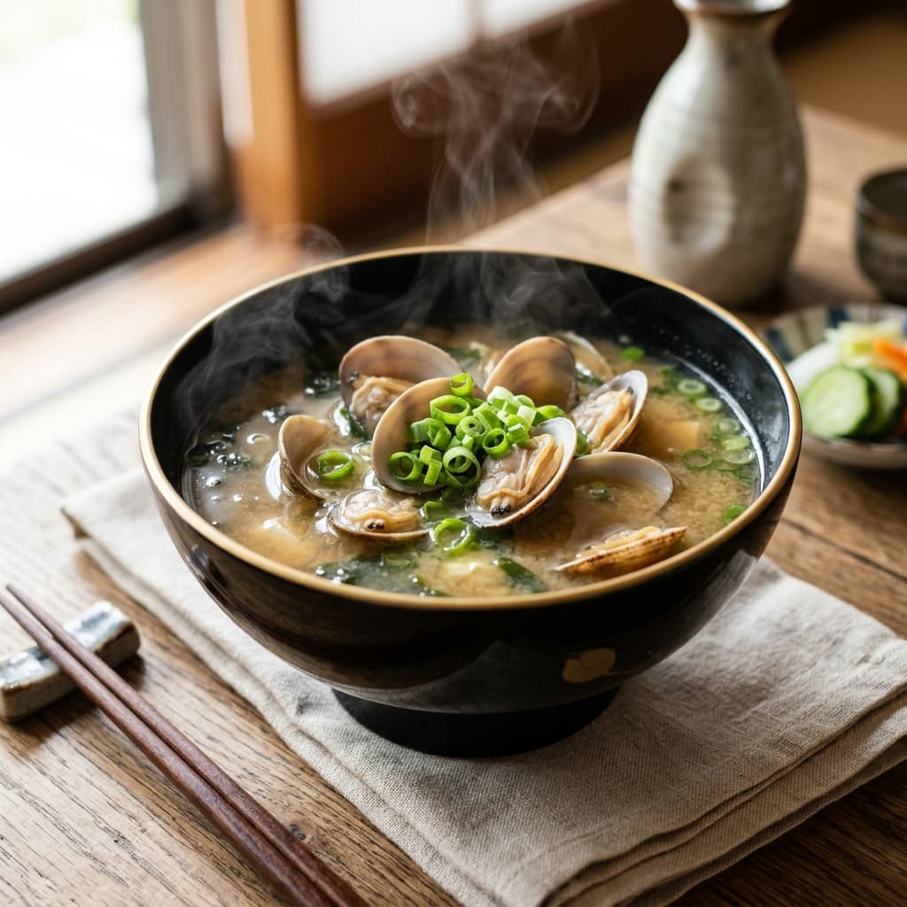 文蛤味噌湯：暖胃的 10 分鐘快速湯品