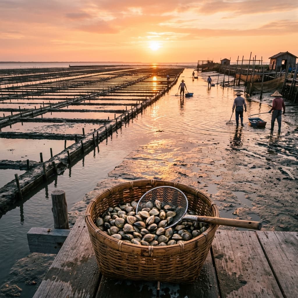 華璽的文蛤從哪來？台灣西海岸產地直擊